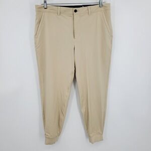 NWT VRST Men's Fairway Golf Jogger Khaki Pants Moisture Wicking Stretch 36